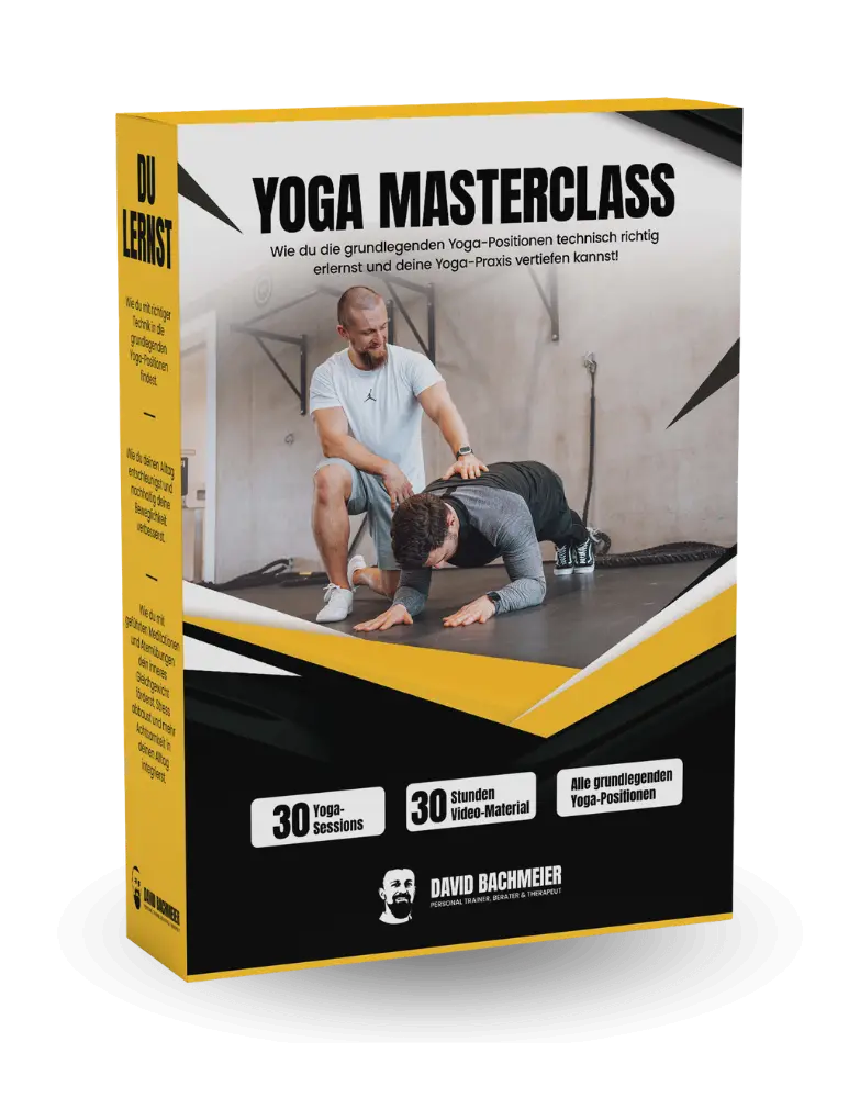 Mockup Yoga Masterclass von David Bachmeier.